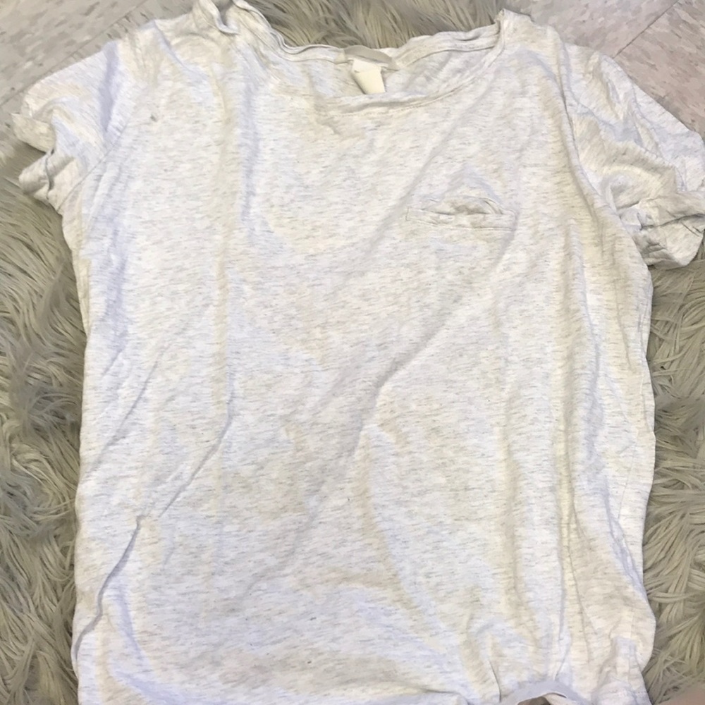 White crew neck